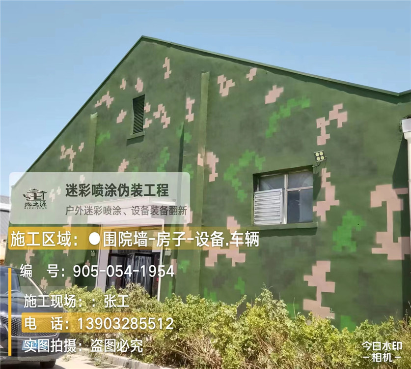 奉贤外墙数码迷彩漆施工报价清单（100㎡标准墙面测算）